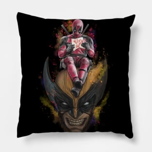 two hero Pillow