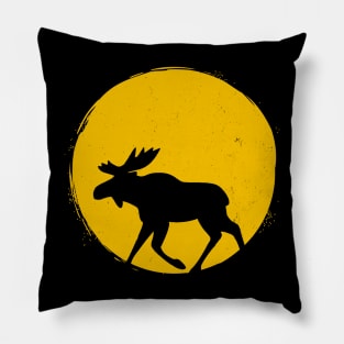 Moose Elk Sun Pillow