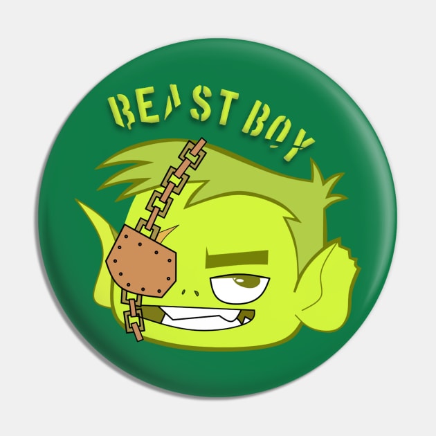 BEAST BOY Pin by Vectraphix