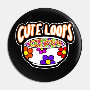 CUTE Loops Breakfast Cereal Pin