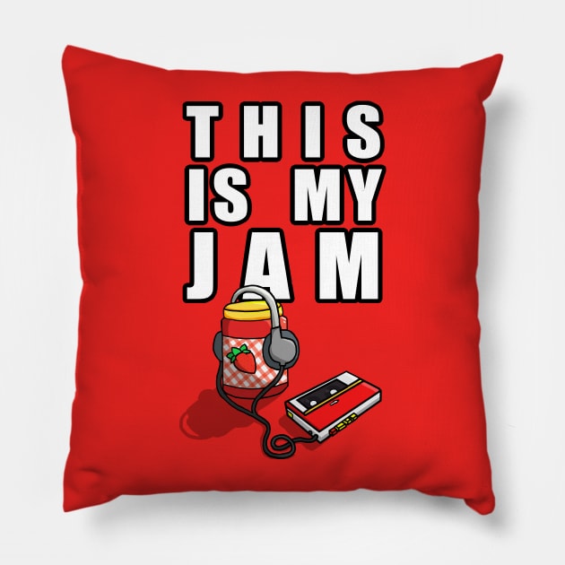 My Jam Pillow by Blitzitron25