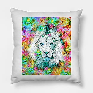 LION BLOOMING Pillow