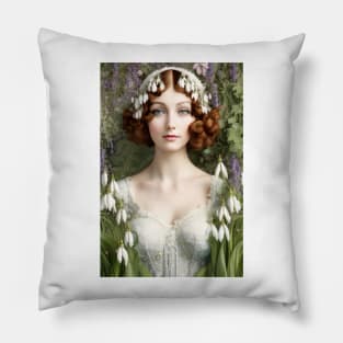 Lady Snowdrop Pillow