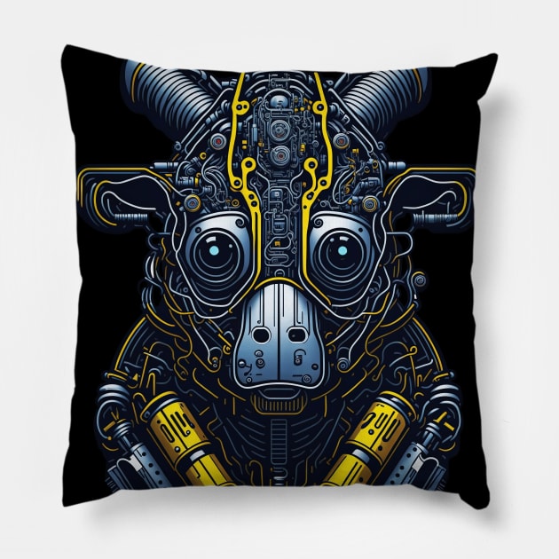 Electric Sheep Pillow by Houerd