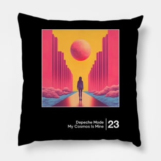 My Cosmos Is Mine / Minimal Style Graphic Artwork Pillow