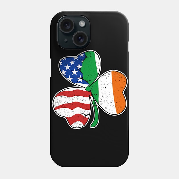 Shamrock Irish American Phone Case by beardline