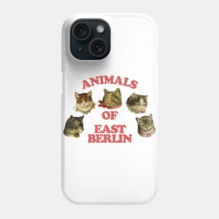 Animal Of East Berlin //// Retro Style Cat Lover Gift! Phone Case