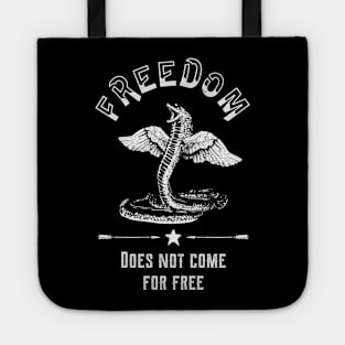 Freedom Doesn't Come Free Snake Liberty Tote