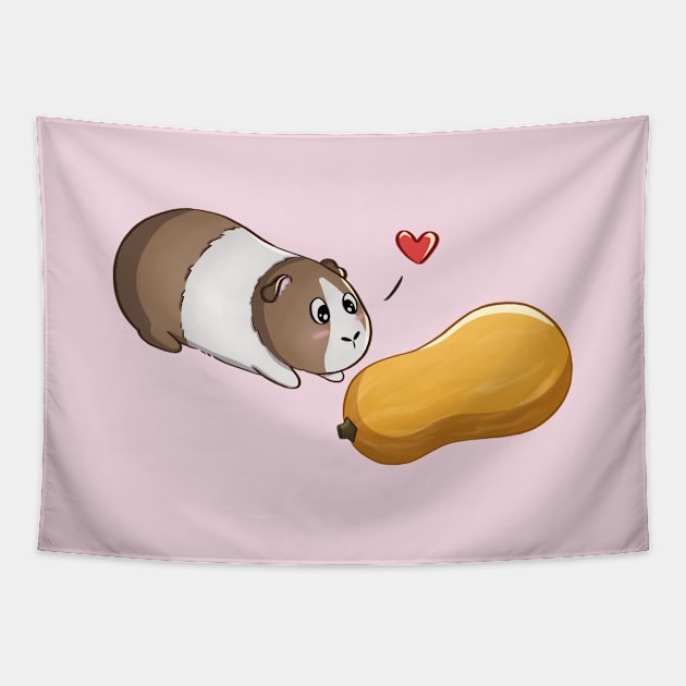 Guinea Pig Love Tapestry by Meowrye