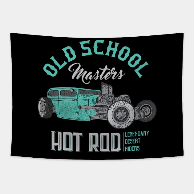 vintage hot rod speed car Tapestry by Print On Demand✅