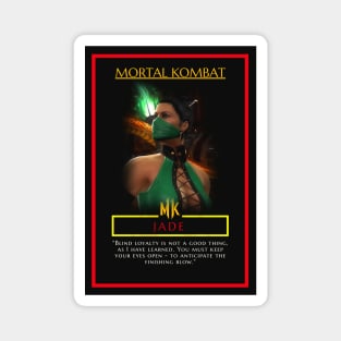 Jade Mortal Kombat (MK 11) Secret Characters, Poster and more. Magnet