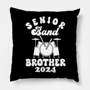 senior Band Brother 2024 Pillow