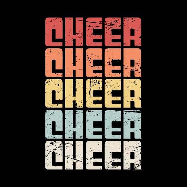 CHEER | Retro Vintage Cheerleading Cheerleader by MeatMan