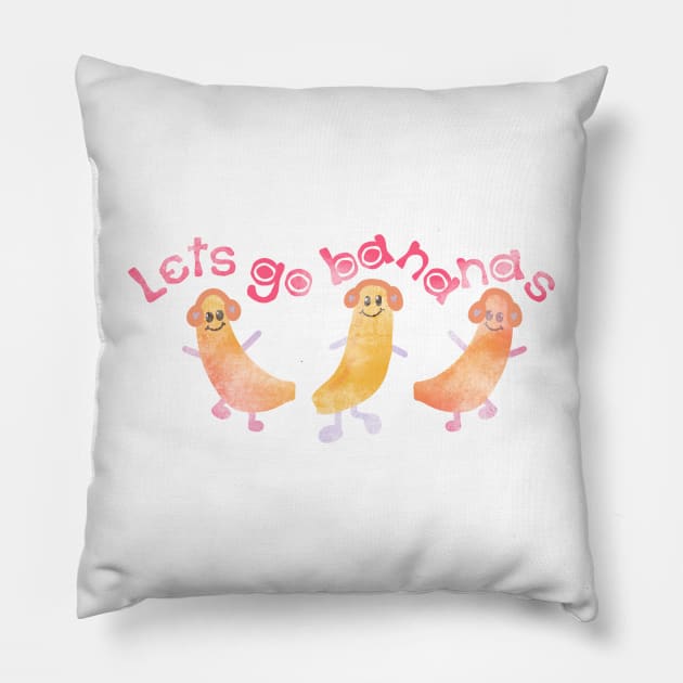 Lets go bananas ? Pillow by gremoline