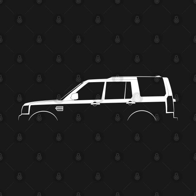 Land Rover Discovery (2004) Silhouette by Car-Silhouettes