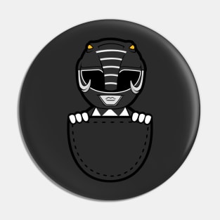 Black Ranger In The Pocket Pin