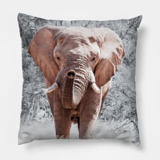 Elephant (Vintage) Pillow