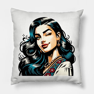 Italian Woman Pillow