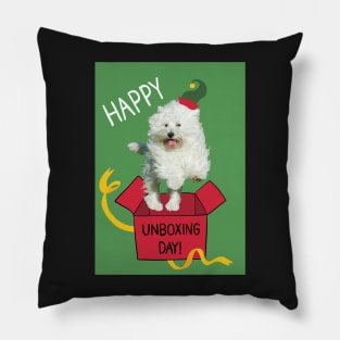 Happy Unboxing Day Pillow