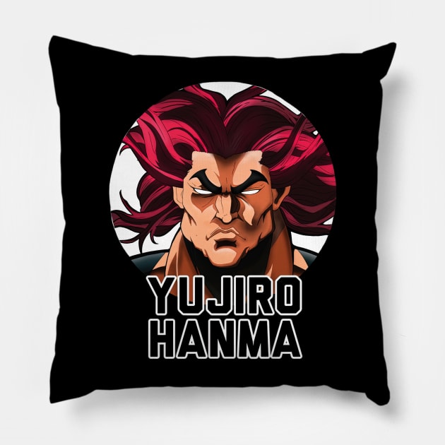 Baki Yujiro Hanma Badass Fanart Active Pillow by TaivalkonAriel