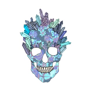 Skull with crystal hair T-Shirt