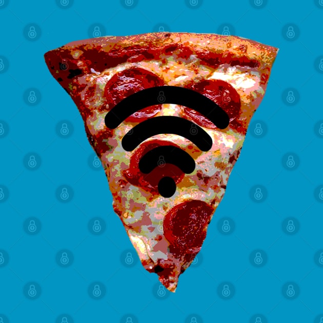 Wi fi pizza slice by Blacklinesw9