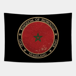 Vintage Kingdom of Morocco Africa African Flag Tapestry