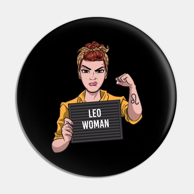 Leo Woman Pin by Surta Comigo