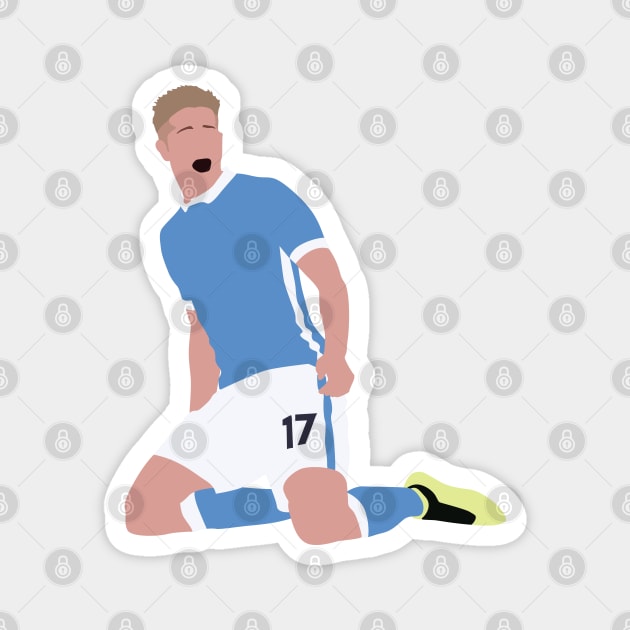 Kevin de Bruyne 17 Man. City Magnet by Jackshun