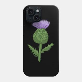 Scottish Thistle Flower Phone Case