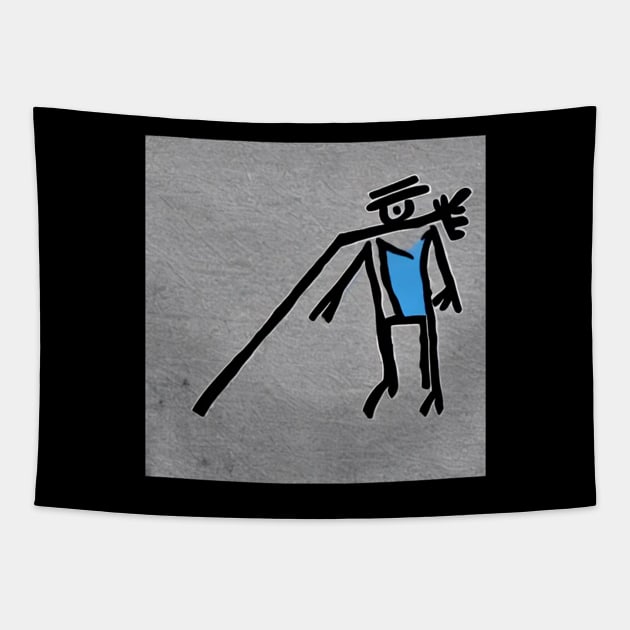 Humor Stick Figure Tapestry by Stick Figure103