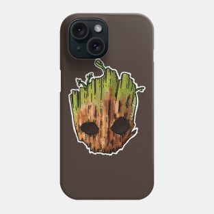 Baby Groot Skull Phone Case