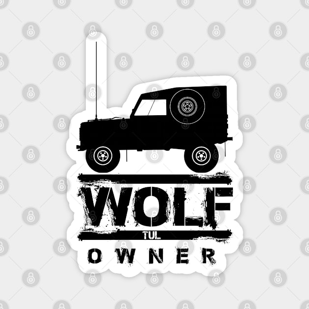 Land Rover Wolf/TUL Magnet by Mindwisp