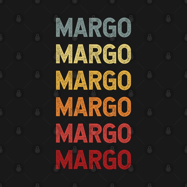 Margo Name Vintage Retro Gift Called Margo by CoolDesignsDz