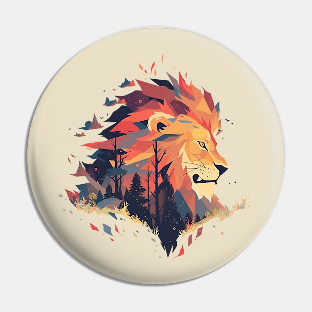 lion Pin by skatermoment