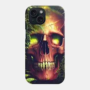 Skull in the Forest Phone Case