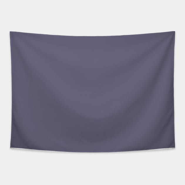 Purple Pewter Plain Solid Color Tapestry by squeakyricardo