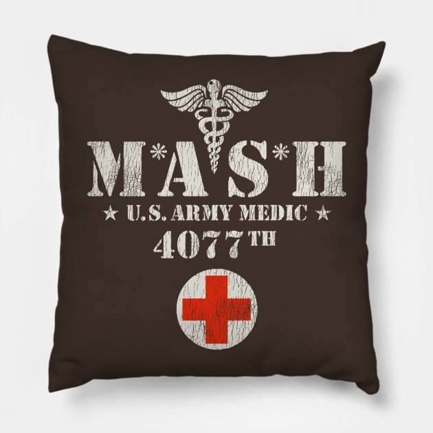 Mash TV Show Worn Pillow by Alema Art