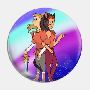 Catra and Adora Pin