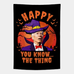 Joe Biden Halloween Parody Tapestry