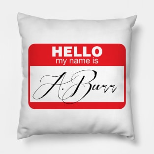 Hello!  My name is A. Burr Pillow