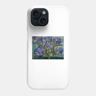 futuristic alien planet abstract flowers Phone Case