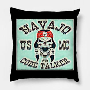 Navajo Code Talker Pillow