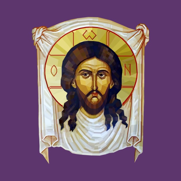 Jesus Christ Shroud Icon by Ricardo77