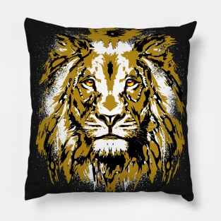 Cool Lion Head - Realistic Lion Eyes Pillow
