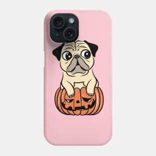 Pumpkin Pug Phone Case