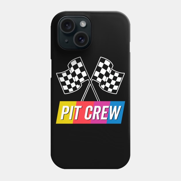 Pit Crew Colorful Phone Case by DetourShirts