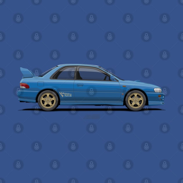 Impreza WRX Coupe (GC8F) Blue by ARVwerks