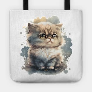 Fluffy Cat Artwork Tote