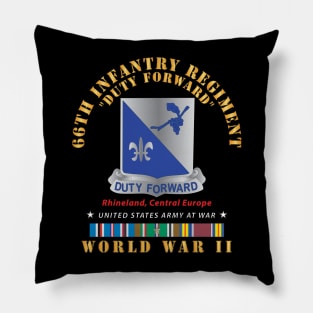 66th Infantry Regiment - DUI w EUR SVC WWII X 300 Pillow